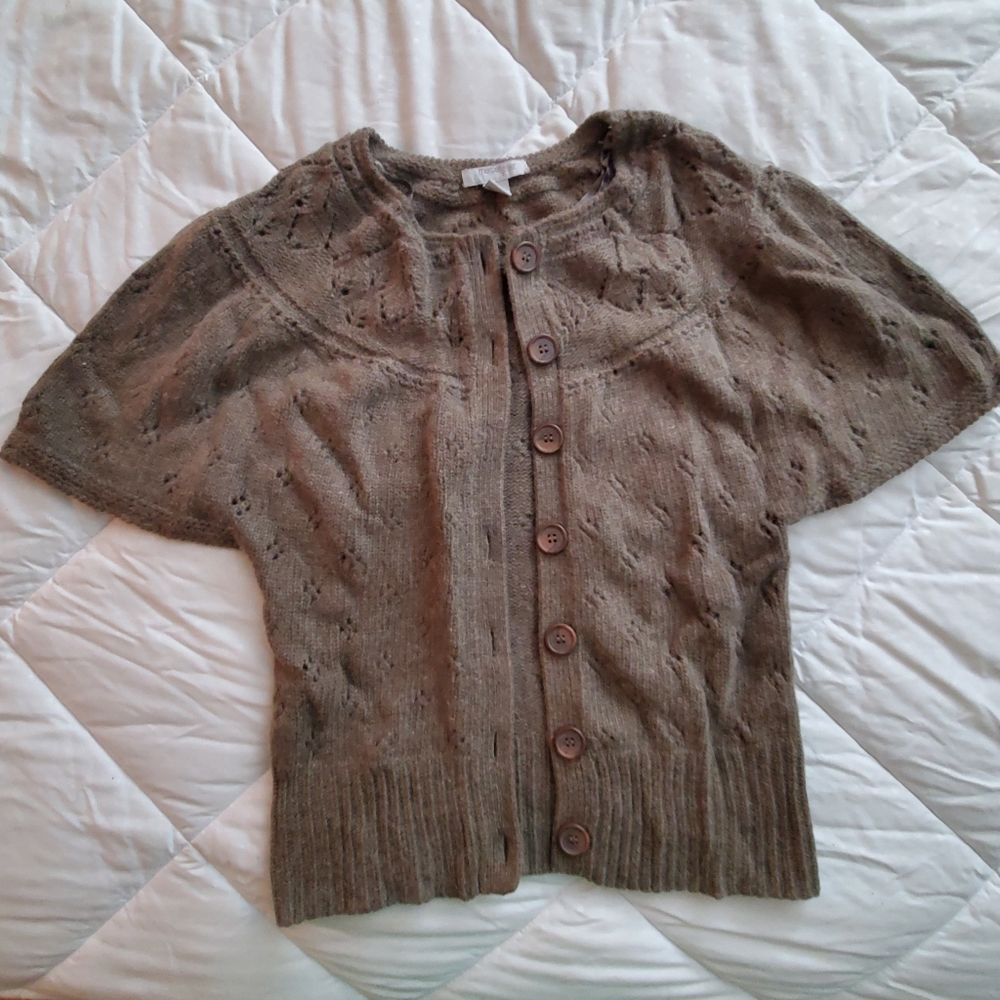 Brown Mercer Street Studio short-sleeve cardigan